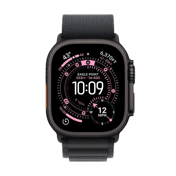 Apple Watch Ultra 3 (GPS + Cellular) 49mm Svart Armband Apple