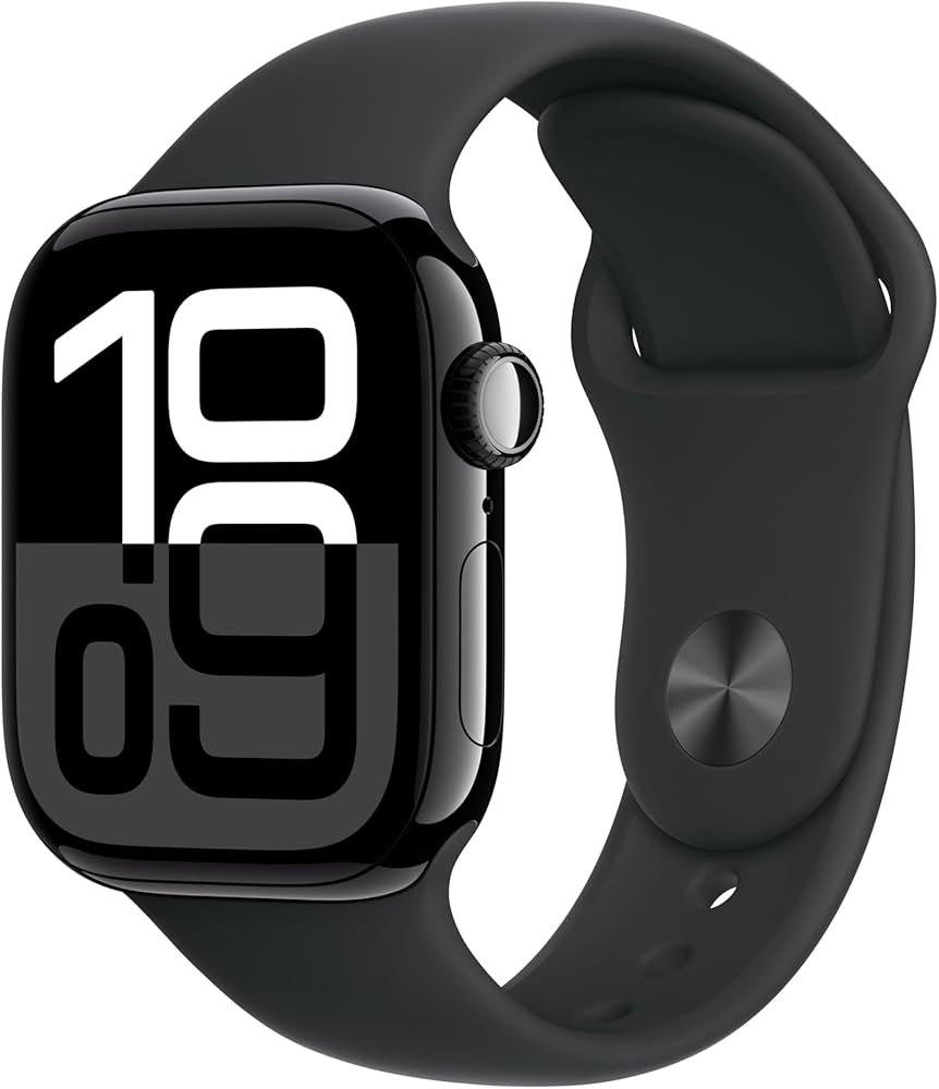 Apple Watch Series 10 (42mm) svart, sportband - S/M Apple