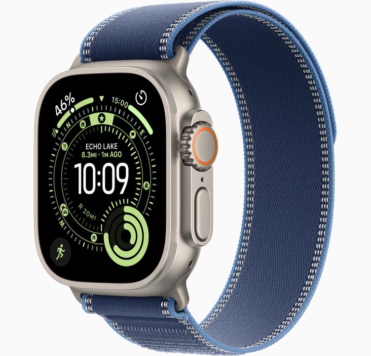 Apple Watch Ultra 3 (GPS + Cellular) 49mm Terrängloop blå
