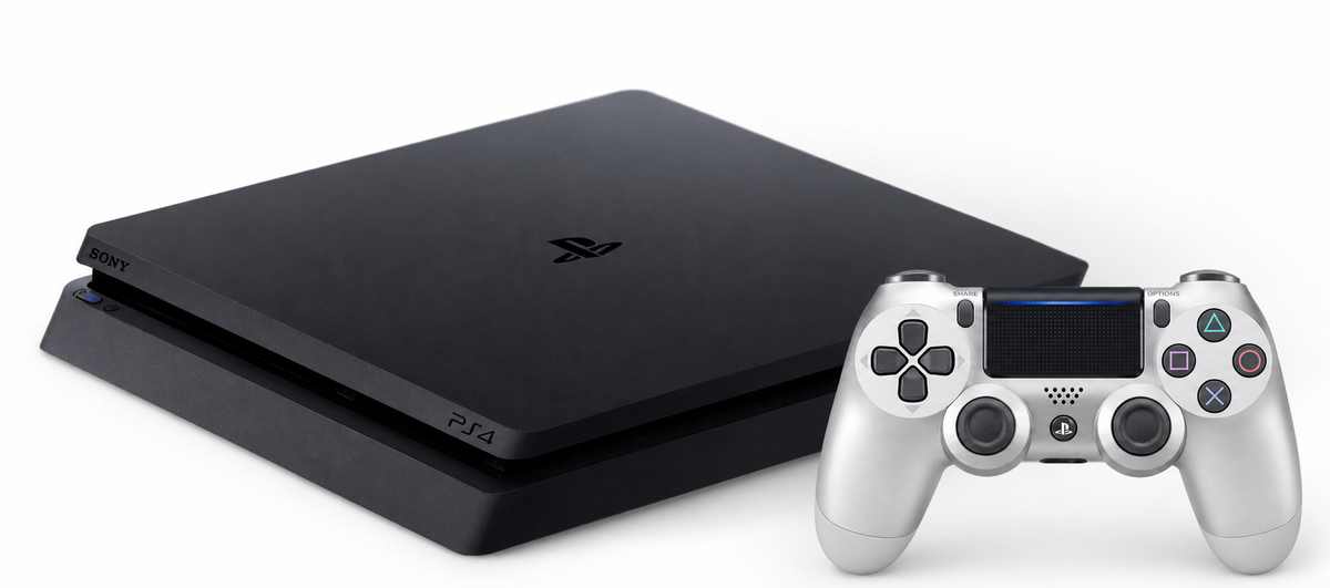 Playstation 4 Slim - 500gb (Silvrig kontroll) Sony