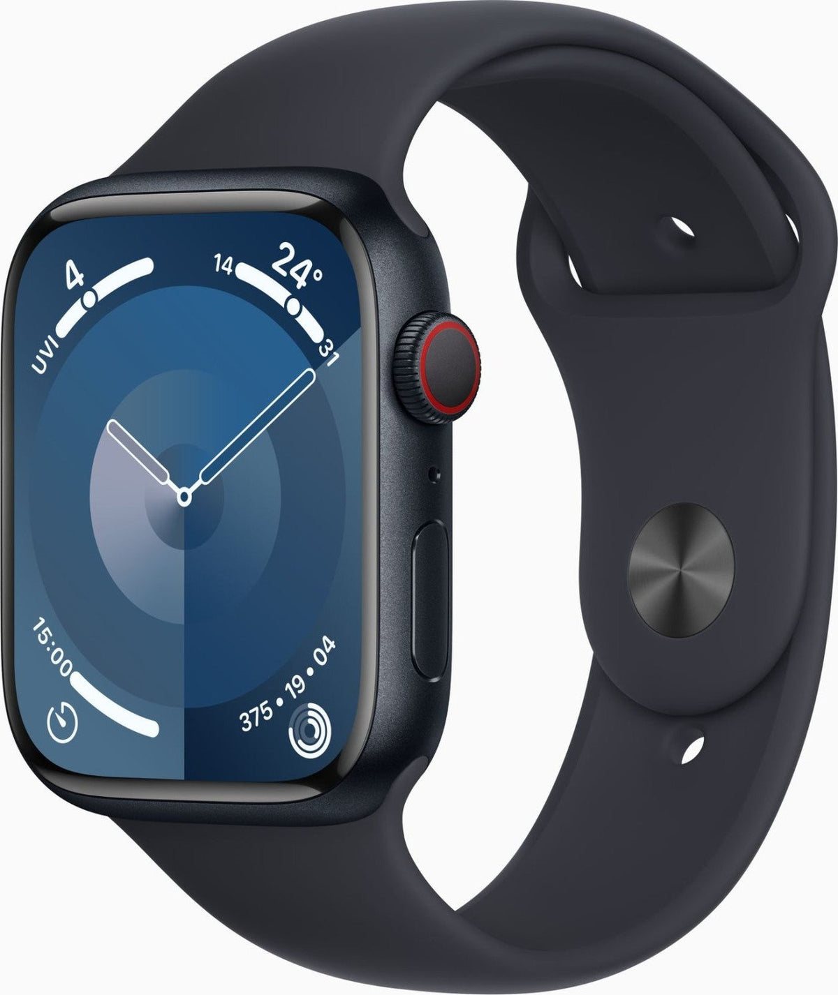 Apple Watch Series 9 Aluminium 45 mm GPS + Cellular Midnatt Apple