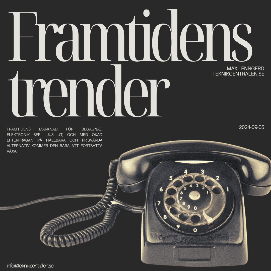 En blick på framtidens trender inom begagnad elektronik: Vad väntar oss?