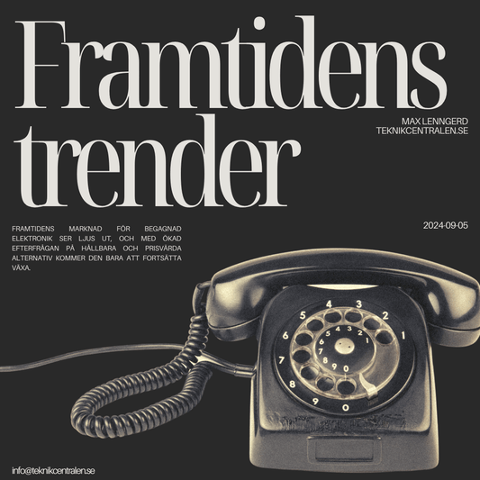 En blick på framtidens trender inom begagnad elektronik: Vad väntar oss?