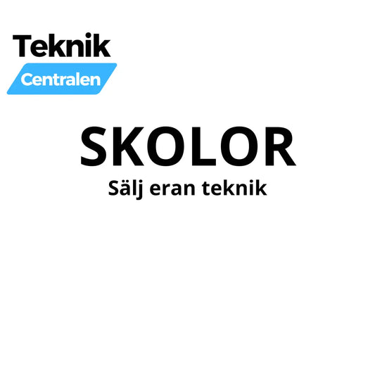 Sälj era gamla datorer och surfplattor – vi köper begagnad teknik från skolor och utbildningsverksamheter Teknikcentralen