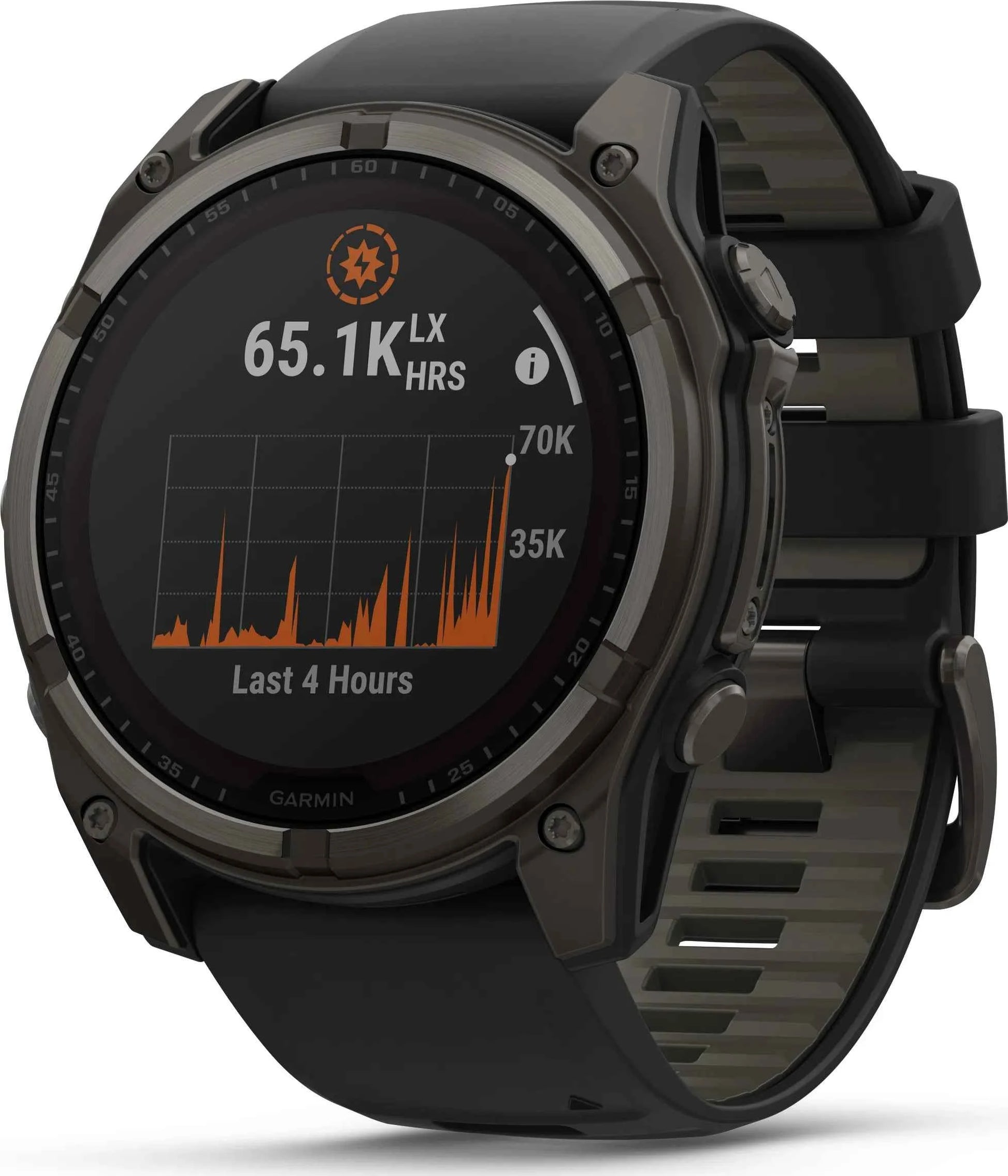 Garmin Fenix 8 51mm Sapphire Solar | Carbon Gray DLC Titanium | Black/Gray | Utmärkt skick