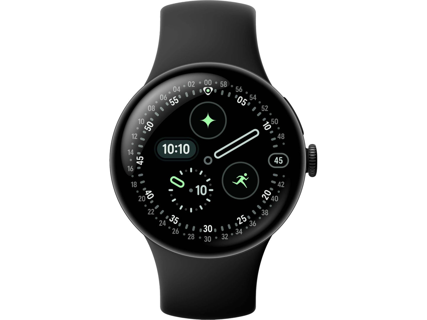 Google Pixel Watch 4 Smartklocka 41mm Wi-Fi (Obsidian/Svart)