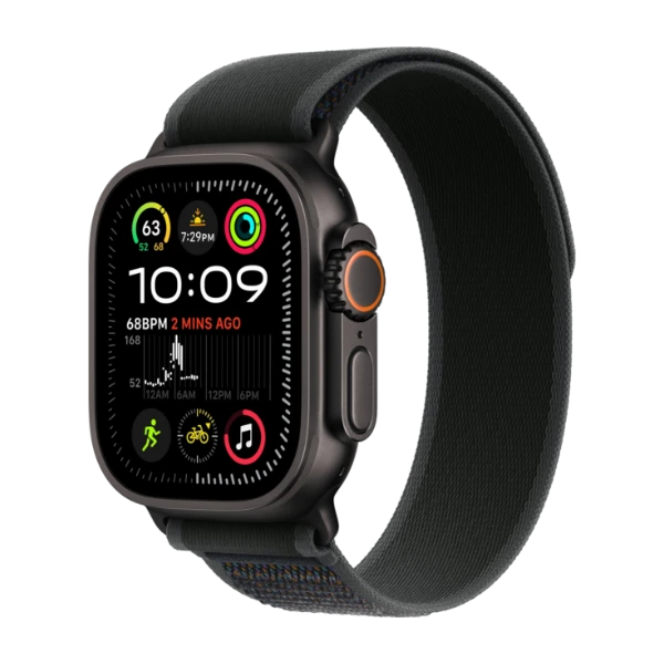 Apple Watch Ultra 2 – 49 mm – Svart Titanium – GPS + Mobilnät – Utmärkt skick Apple