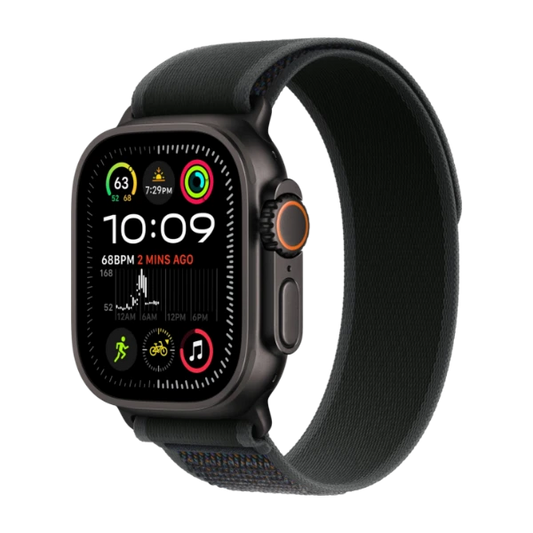 Apple Watch Ultra 2 – 49 mm – Svart Titanium – GPS + Mobilnät – Utmärkt skick Apple