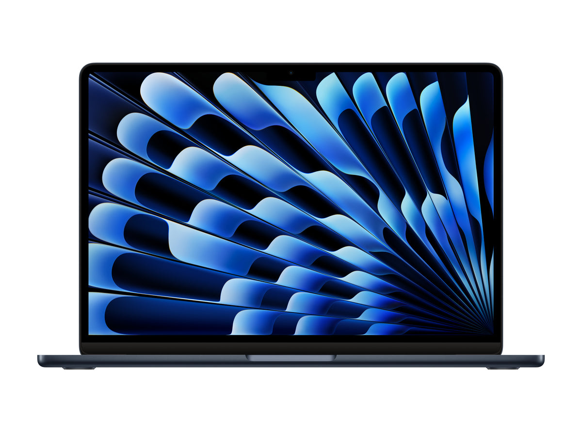 Apple MacBook Air 13,6" (M3, 2024) – 16GB RAM – 512GB SSD – 10-Core GPU – Midnatt – Svenskt tangentbord – Nyskick Apple