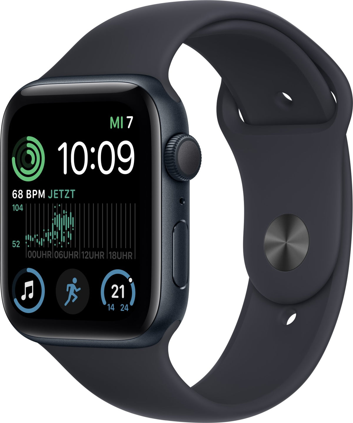 Apple Watch SE (2022) | 40 mm | GPS | Midnatt | Sportarmband M/L | Utmärkt skick Apple