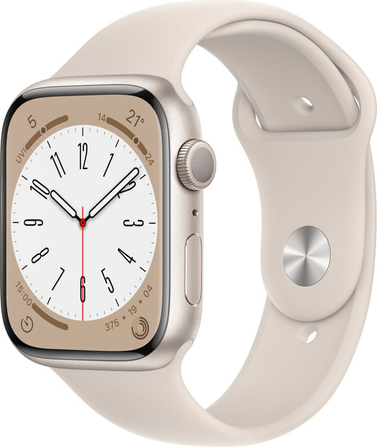 Apple Watch Series 8 | 45mm | GPS | Stjärnglans