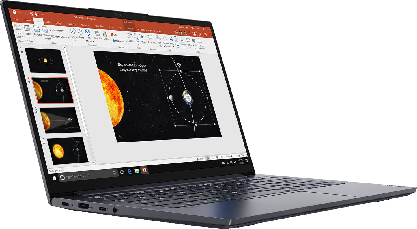Lenovo Yoga Slim 7 | Ryzen 5 | 8GB RAM | 512GB SSD | 14" | Grå