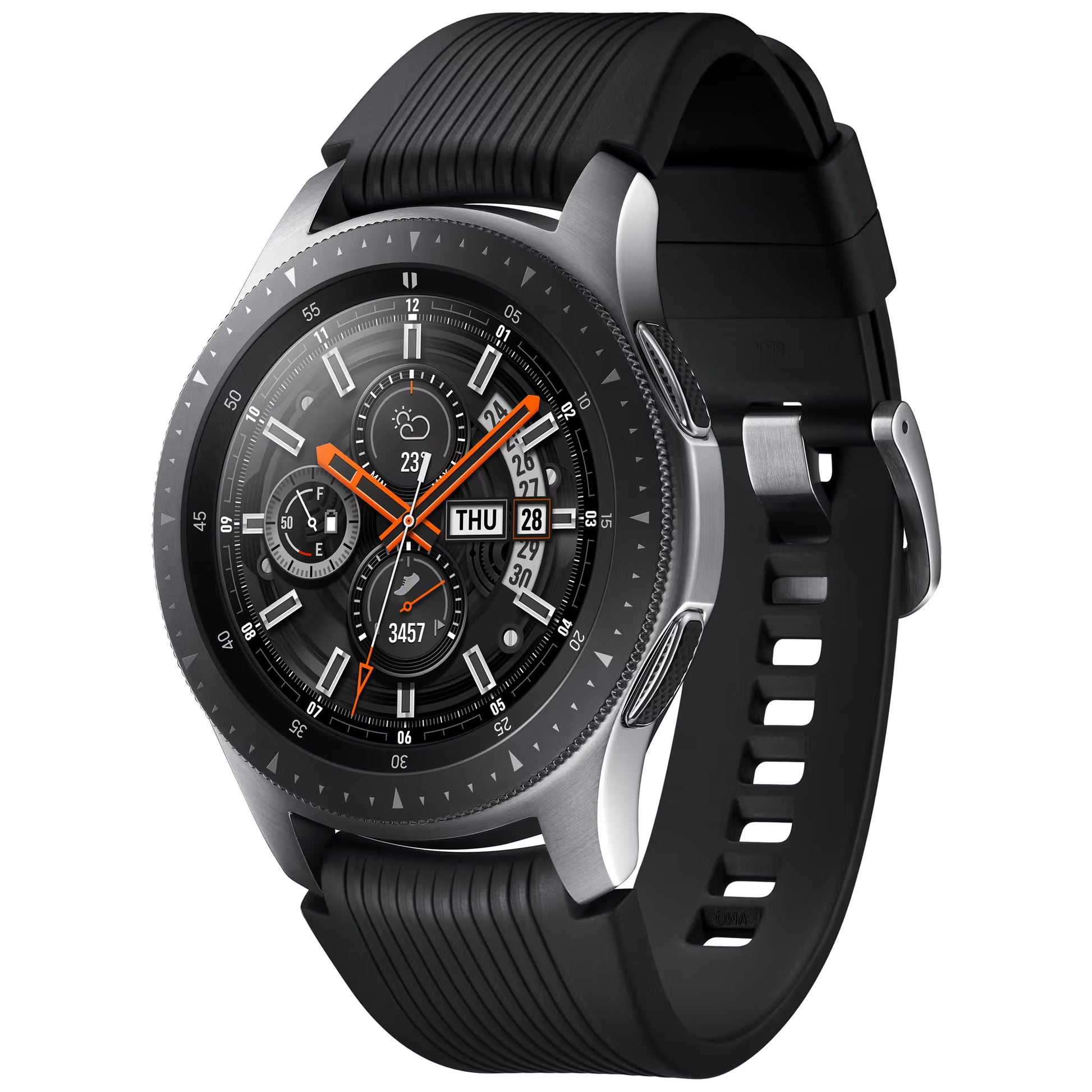 Samsung Galaxy Watch 46 mm 4G | Silver | Bra skick Samsung