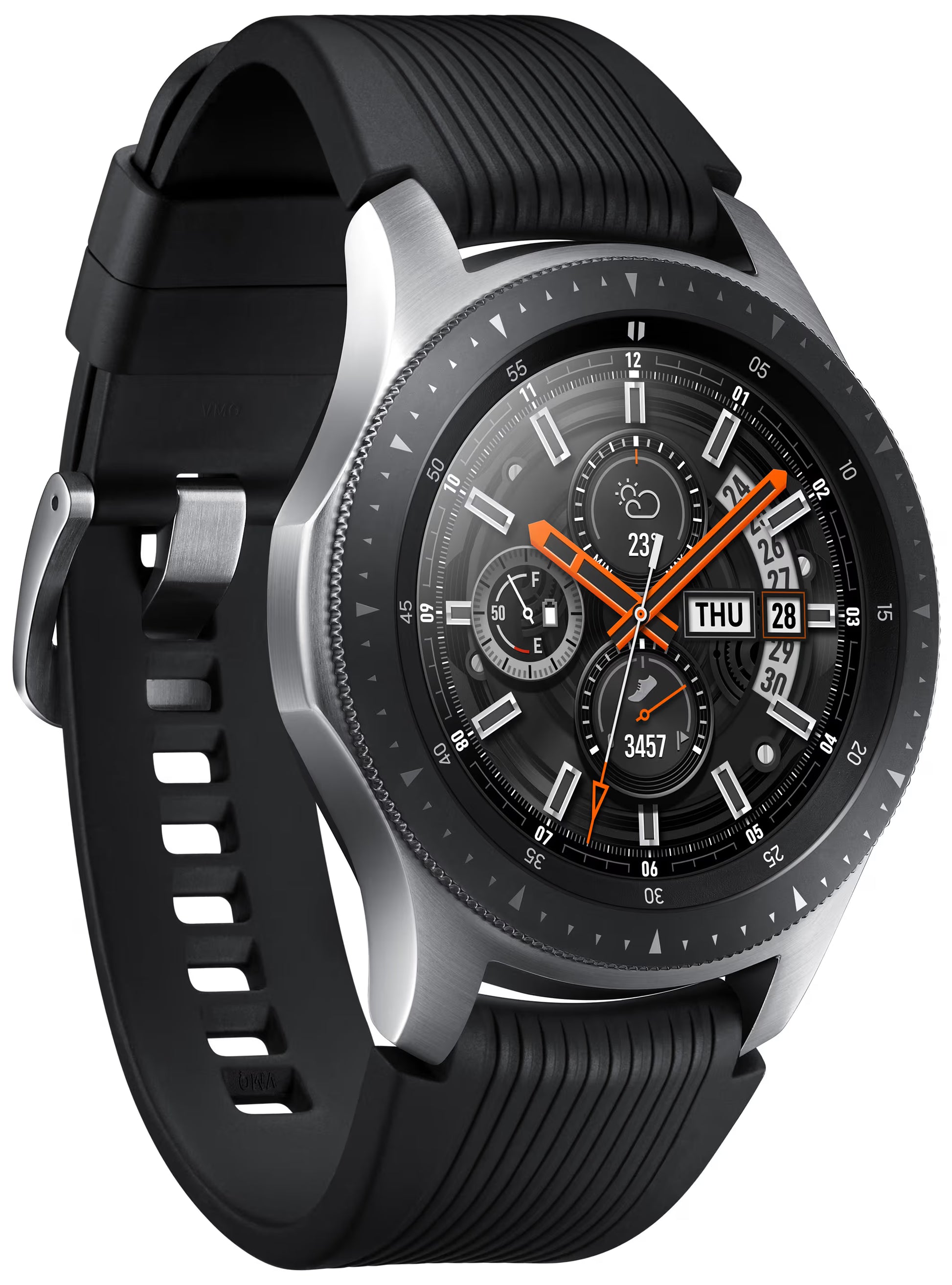 Samsung Galaxy Watch 46 mm 4G | Silver | Bra skick Samsung