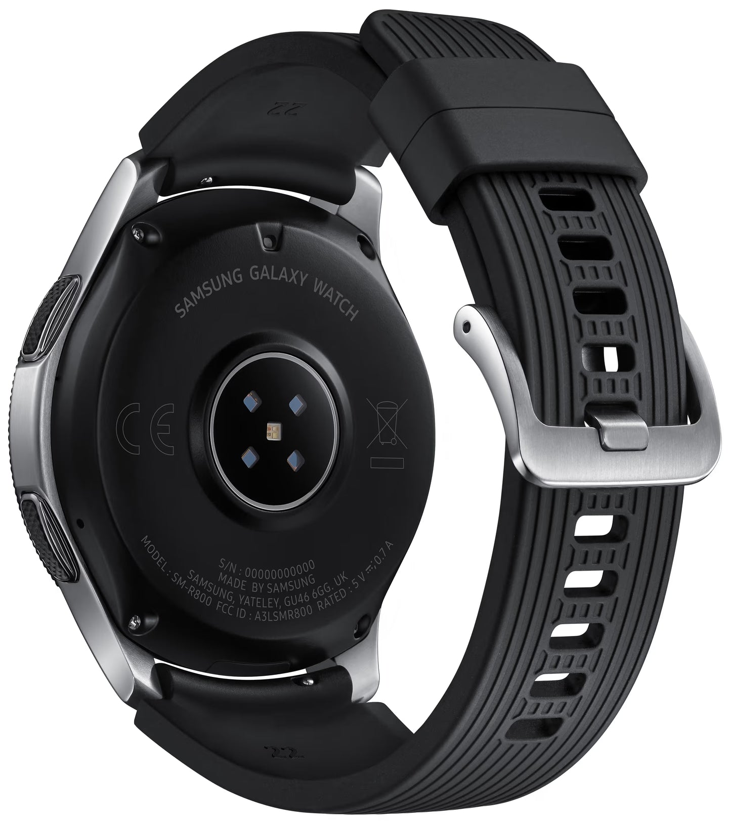Samsung Galaxy Watch 46 mm 4G | Silver | Bra skick Samsung