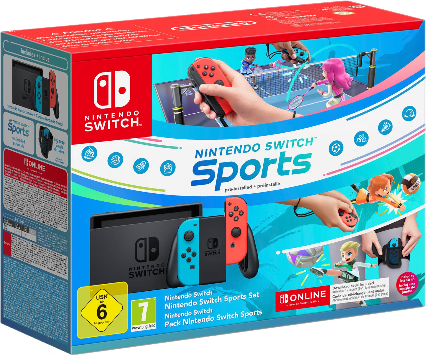 Nintendo Switch (Sports Edition) (2024)- Utmärkt skick Nintendo